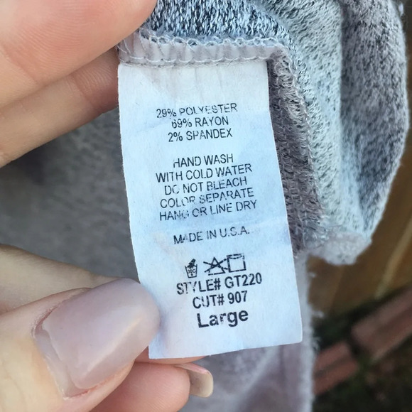 GOLDSPARK grey cowlneck tunic sweater - Picture 4 of 6